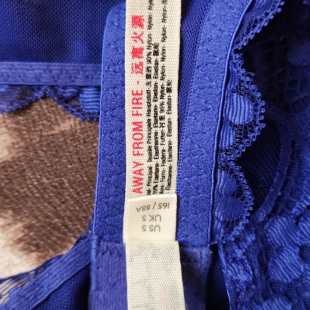 Free People Cobalt Blue bralette sz S - Picture 5 of 5